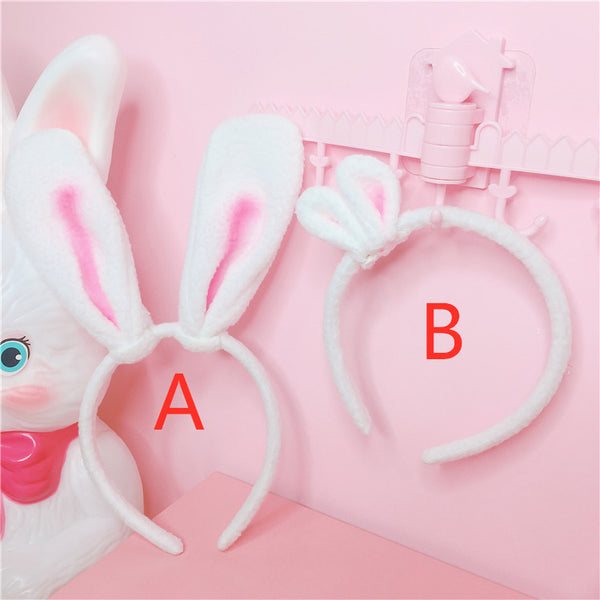 Pink Rabbit Ears Hairband JK1364