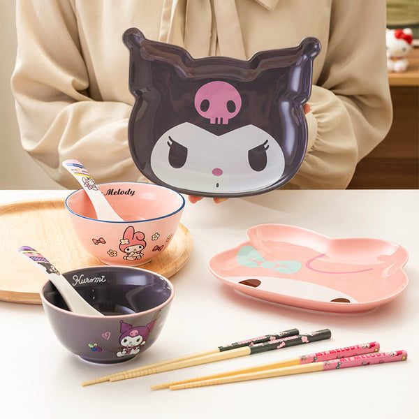 Kawaii Anime Bowl and Dish Set JK3200