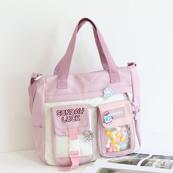 Fashion Cartoon Backpack and Shoulderbag Set JK3199