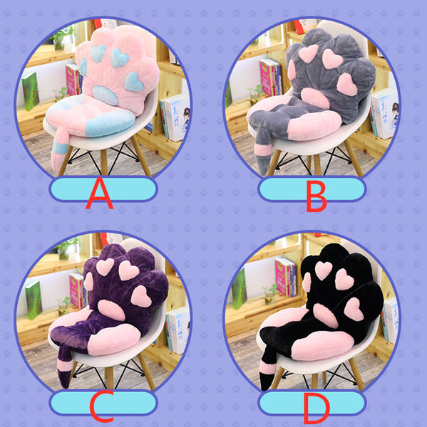 Lovely Cats Paw Seat Cushion JK1523