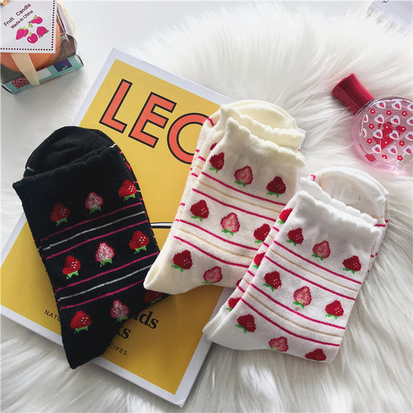 Cute Strawberry Socks JK1592