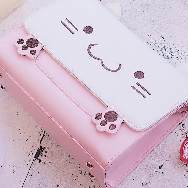 Pink Cat Shoulder Bag JK1276
