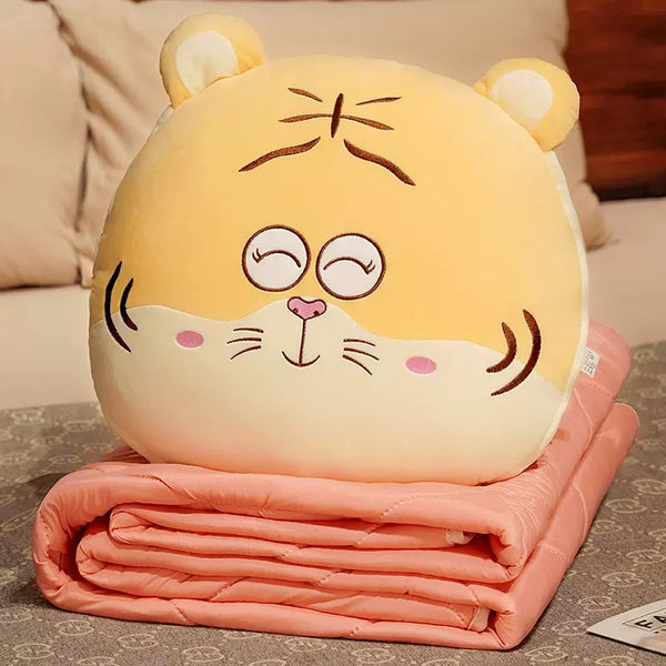 Lovely Tiger Pillow And Blanket JK3404