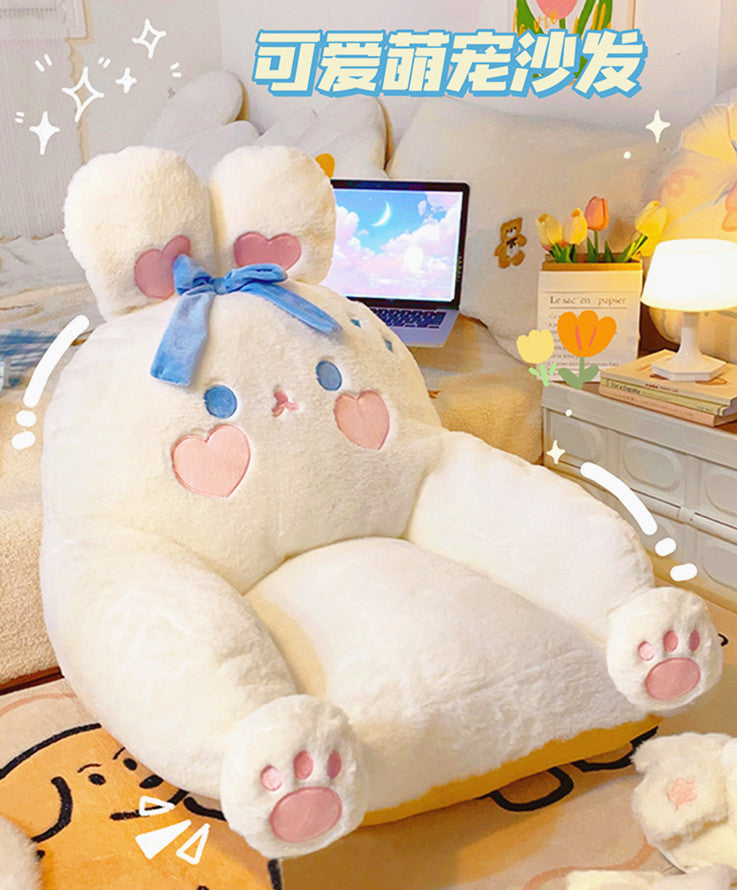 Kawaii Bunny Cushion Chair – BlossomMemento