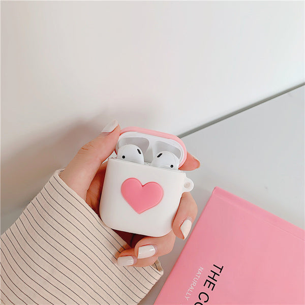 Lovely Heart Airpods Protector JK1598