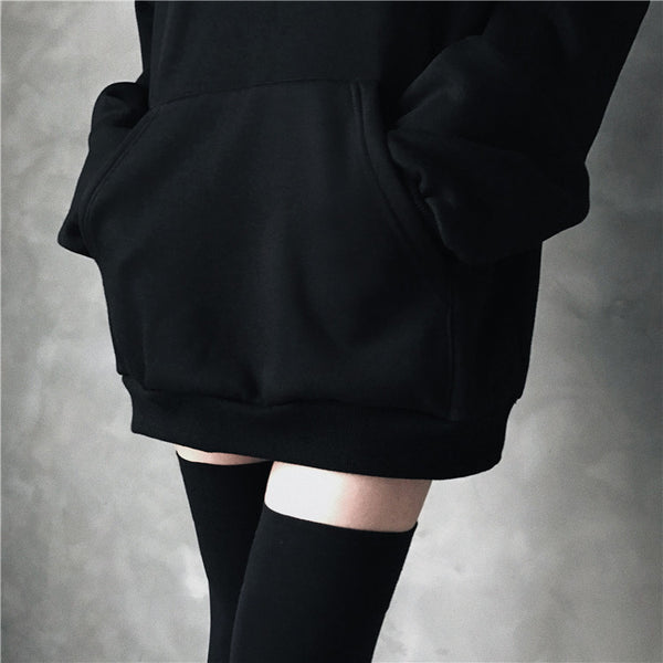 Black Devil Girl Hoodie JK1772