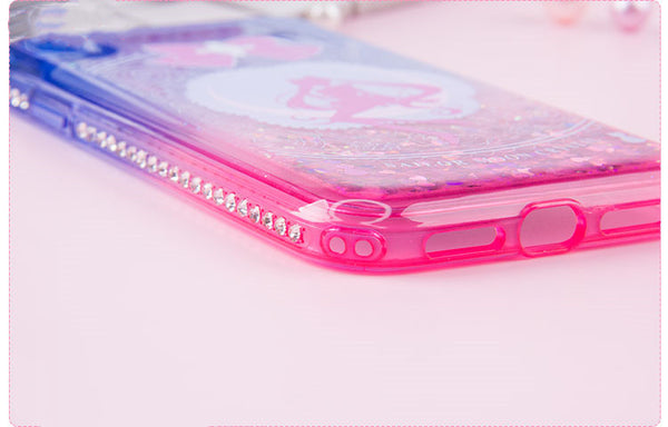 Cute Quicksand Usagi Phone Case for iphone 6/6s/6plus/7/7plus/8/8P/X/XS/XR/XS Max JK1278