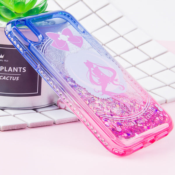 Cute Quicksand Usagi Phone Case for iphone 6/6s/6plus/7/7plus/8/8P/X/XS/XR/XS Max JK1278