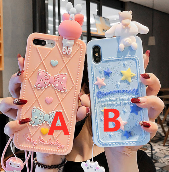 Cute My Melody Phone Case for iphone 6/6s/6plus/7/7plus/8/8P/X/XS/XR/XS Max/11/11pro/11pro max/12/12pro/12pro max JK1526
