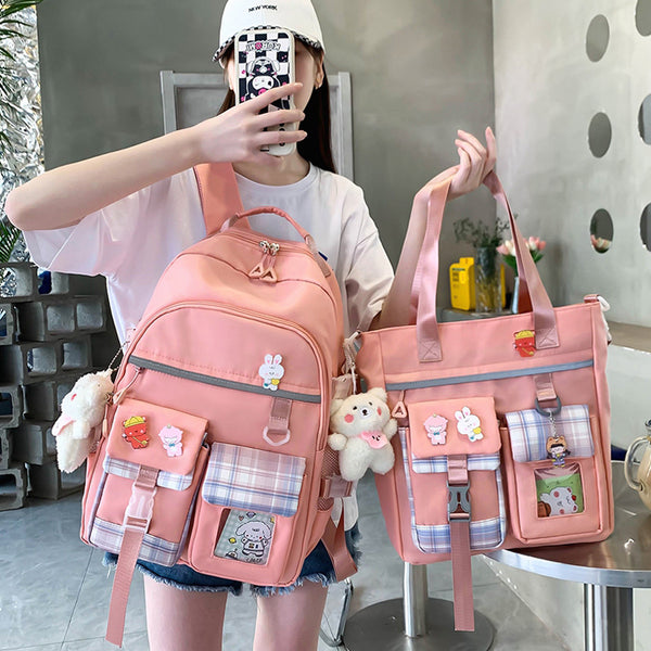 Fashion Cartoon Backpack Set JK3261