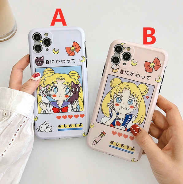 Lovely Usagi Phone Case for iphone7/7plus/8/8P/X/XS/XR/XS Max/11/11 pro/11 pro max JK2158