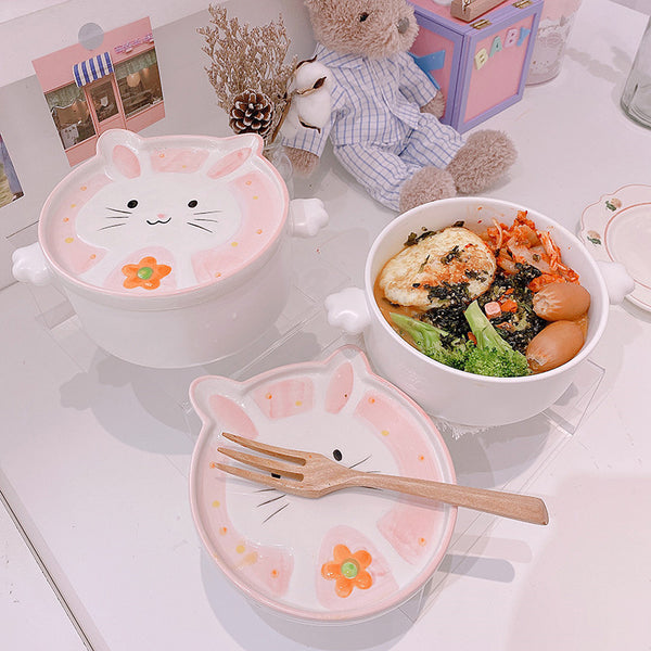 Lovely Rabbit Printed Bowl JK2518
