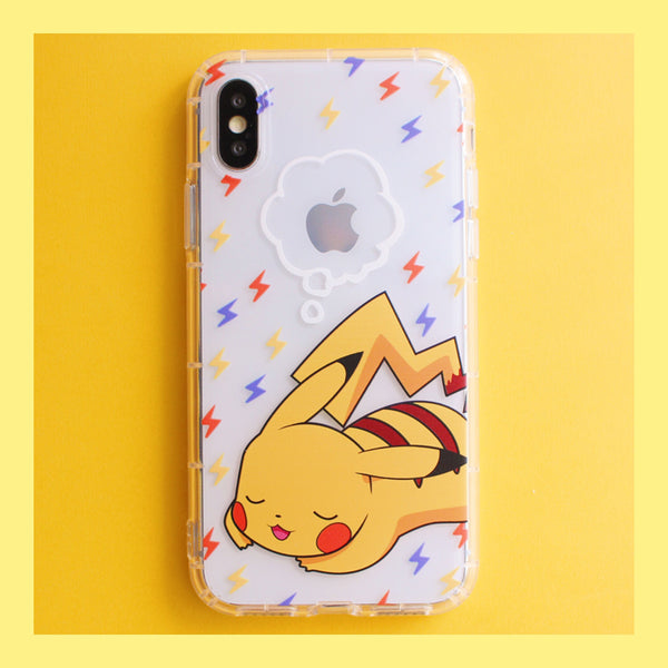 Lovely Pikachu Phone Case for iphone 6/6s/6plus/7/7plus/8/8P/X/XS/XR/XS Max JK1320