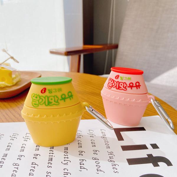 Lovely Milk Bottle Airpods Protector Case JK2140