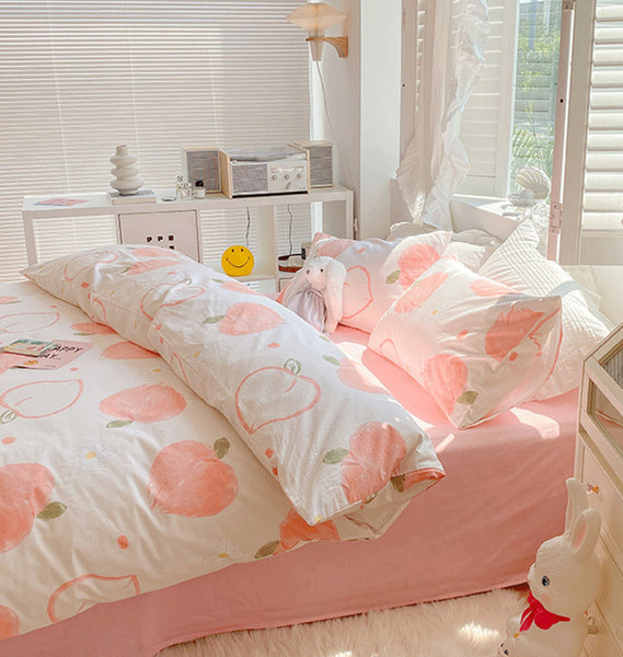 Cute Peach Bedding Set JK2840