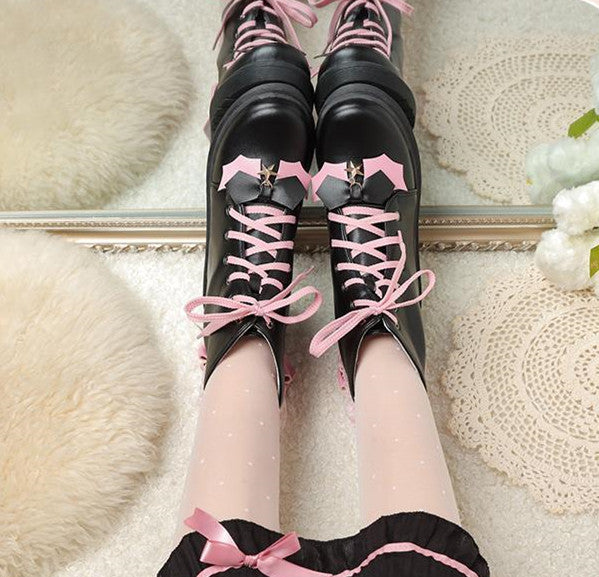 Fashion Bowtie Martin Boots JK2899