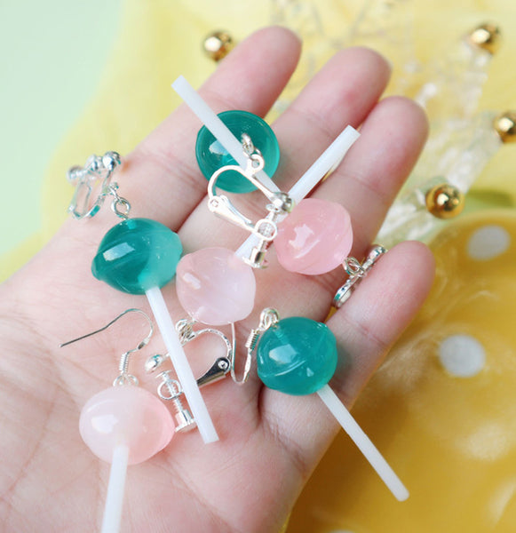 Sweet Candy Earrings/Clips JK2844