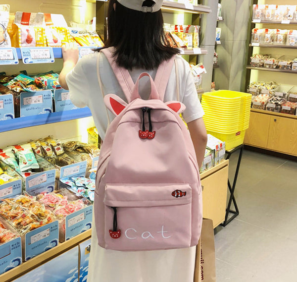 Lovely Cat Backpack JK2307
