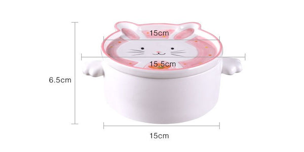 Lovely Rabbit Printed Bowl JK2518
