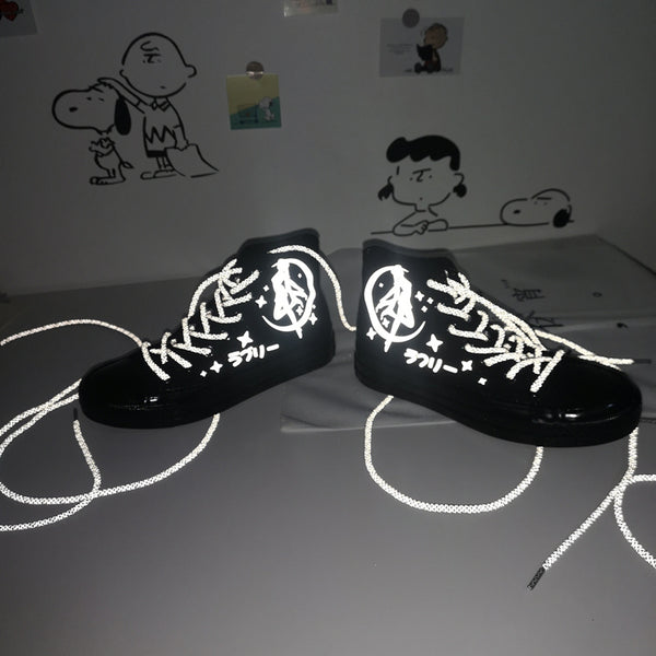 Reflective Sailormoon Canvas Shoes JK2249