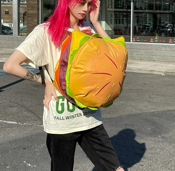 Cute Hamburger Backpack JK3505