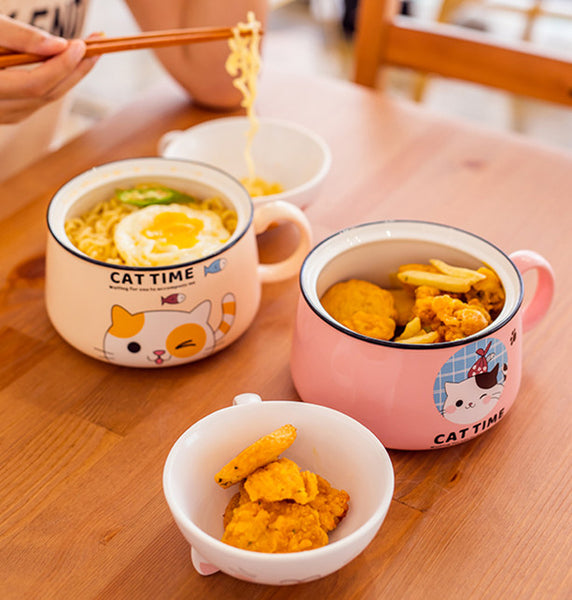 Lovely Cats Printed Bowl JK2544