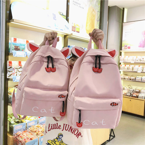 Lovely Cat Backpack JK2307