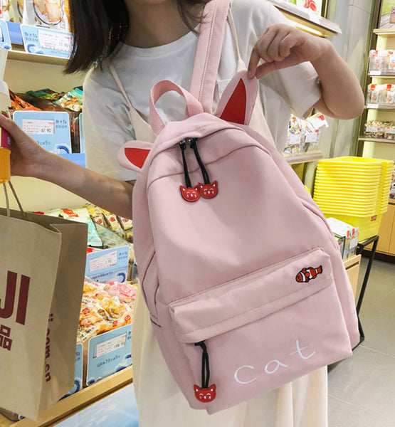 Lovely Cat Backpack JK2307