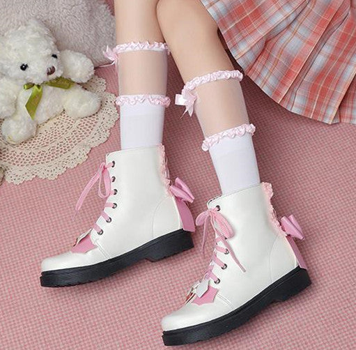 Fashion Bowtie Martin Boots JK2899