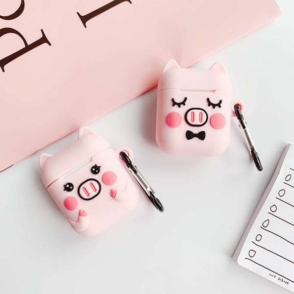 Pink Pig Airpods Protector  JK1654