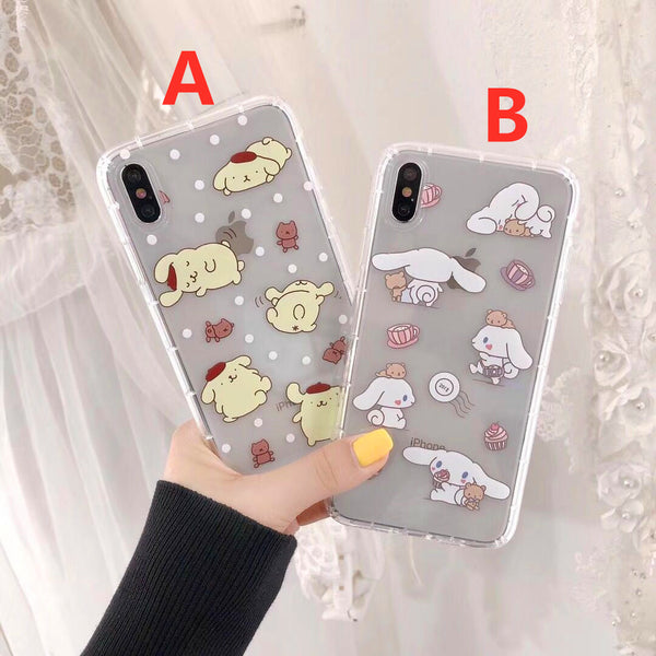 Cute Cinnamoroll Phone Case for iphone 6/6s/6plus/7/7plus/8/8P/X/XS/XR/XS Max JK1525