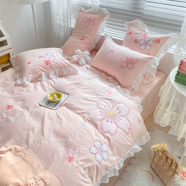 Fashion Sakura Flowers Bedding Set JK3463