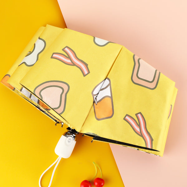 Cute Foods Folding Sun Umbrella JK2375