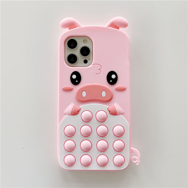Lovely Pig Phone Case for iphone7/7plus/8/8P/X/XS/XR/XS Max/11/11 pro/11 pro max/12/12pro/12mini/12pro max JK2838