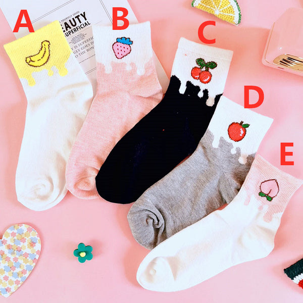 Lovely Fruits Socks JK1954