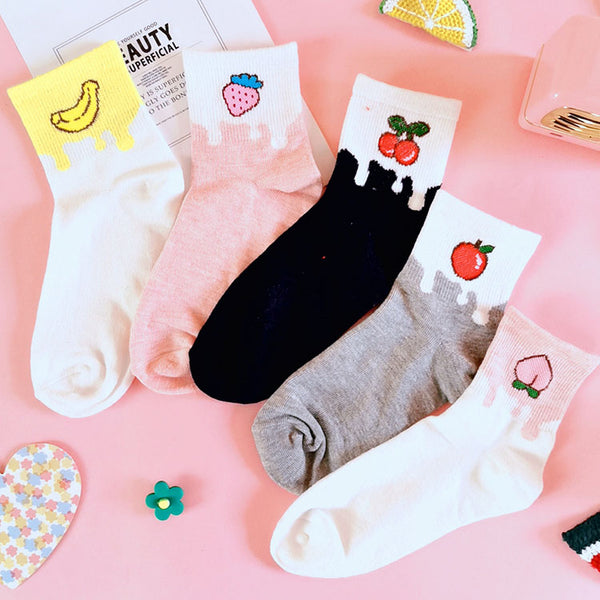Lovely Fruits Socks JK1954
