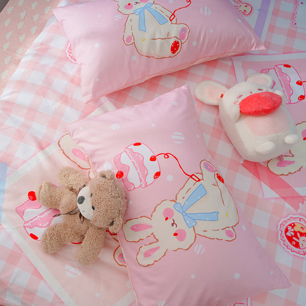 Pink Rabbit Bedding Set JK2413