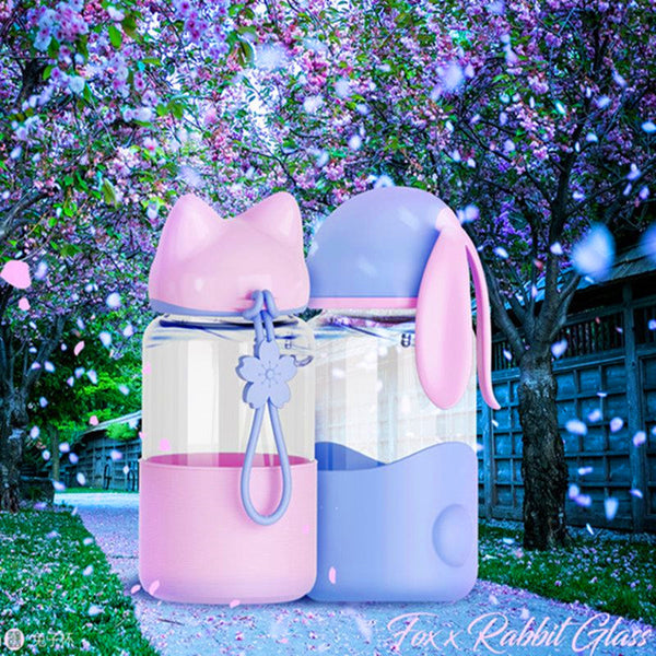 Cute Rabbit Ear Water Bottle JK1070