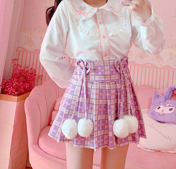 Fashion Girl Plaid Skirt JK2967