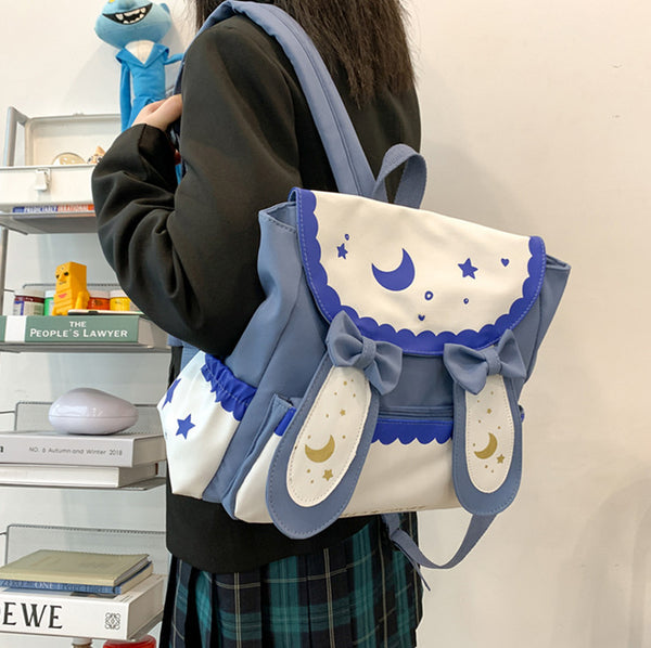 Cute Moon and Stars Backpack JK2825