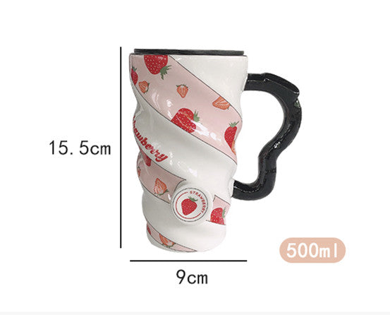 New Style Fruits Mug Cup JK2254