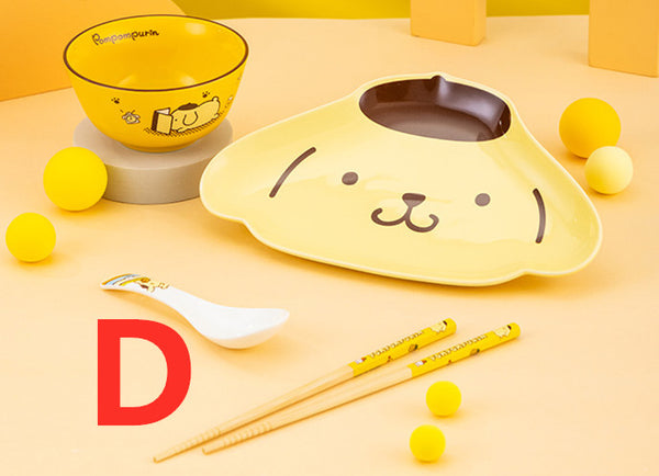Kawaii Anime Bowl and Dish Set JK3200