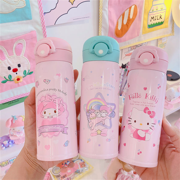 Cartoon Stainless Steel Vacuum Water Bottle JK2398