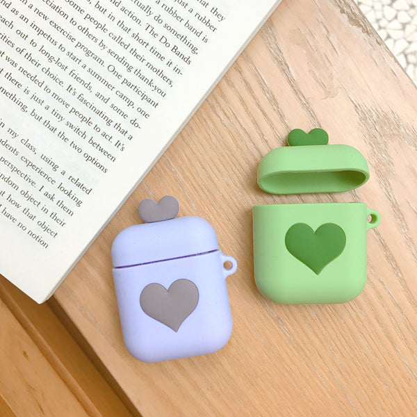 Lovely Heart Airpods Protector JK1244