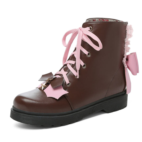 Fashion Bowtie Martin Boots JK2899