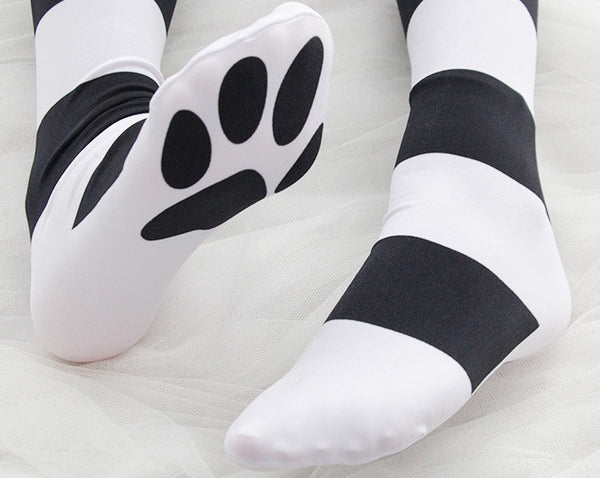 Cute Paw Long Socks JK3159