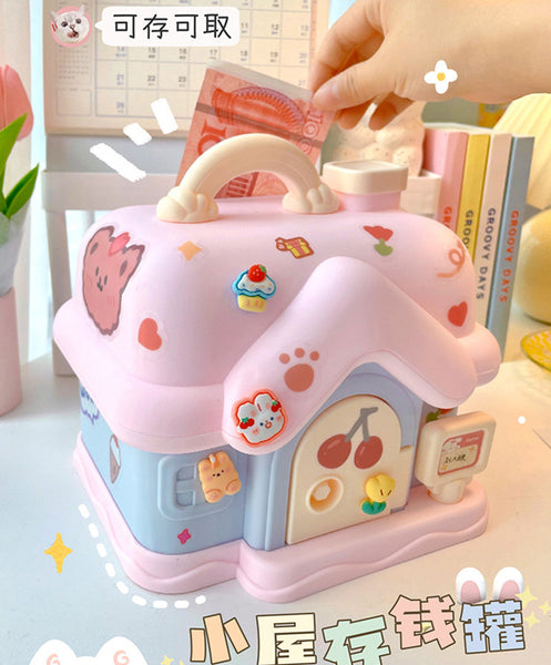 Cute House Piggy Bank JK3290