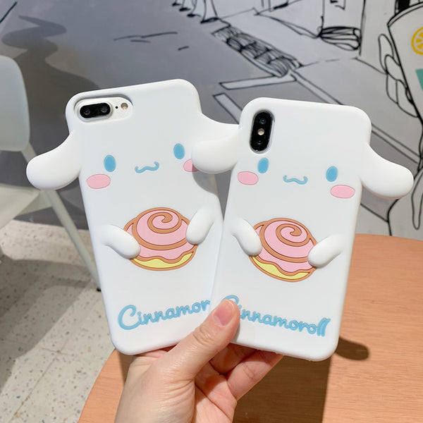Pink Mymelody and Cinnamoroll Phone Case for iphone 6/6s/6plus/7/7plus/8/8P/X/XS/XR/XS Max JK1089