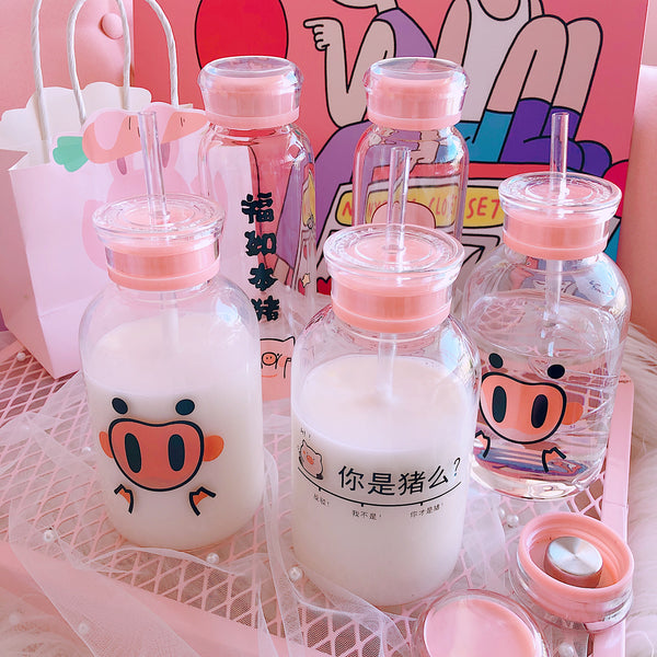 Lovely Pigs Water Bottle  JK1342