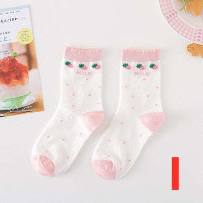 Cute Strawberry Socks JK2416